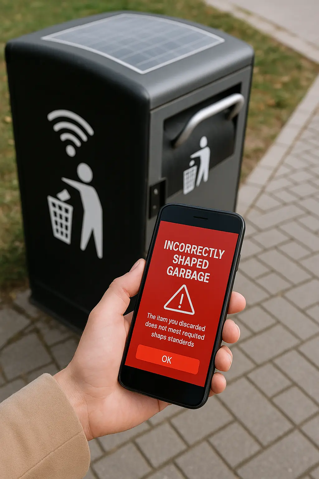 Glendale’s Smart Trash Cans Demand Citizens Fold Garbage Into Perfect Geometric Shapes