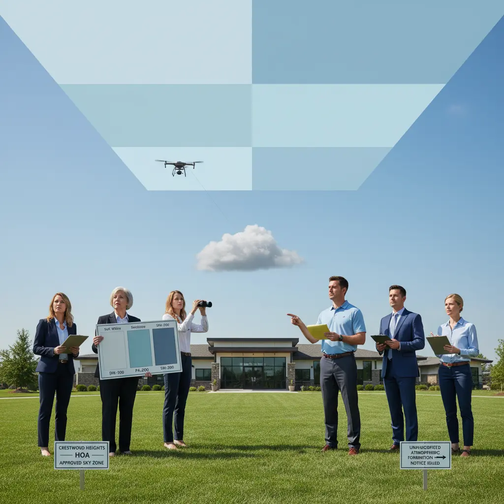 Neighborhood HOA Bans Clouds For Not Matching Community's Aesthetic