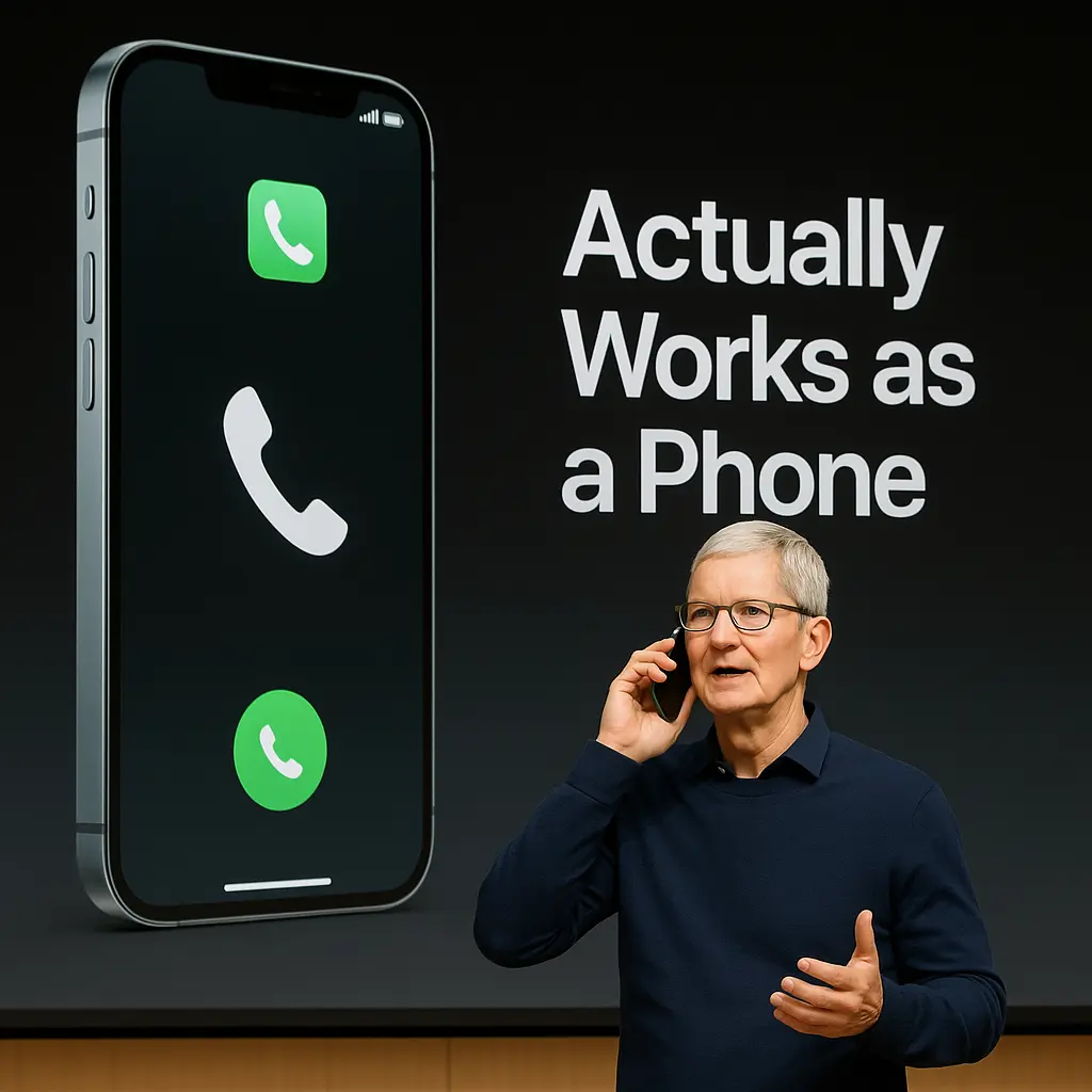 Apple Announces Revolutionary New iPhone Feature: Actually Works as a Phone