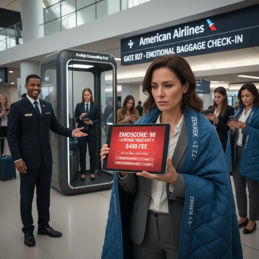 American Skies Introduces 'Emotional Baggage Fee' Based on Passenger Mood Data