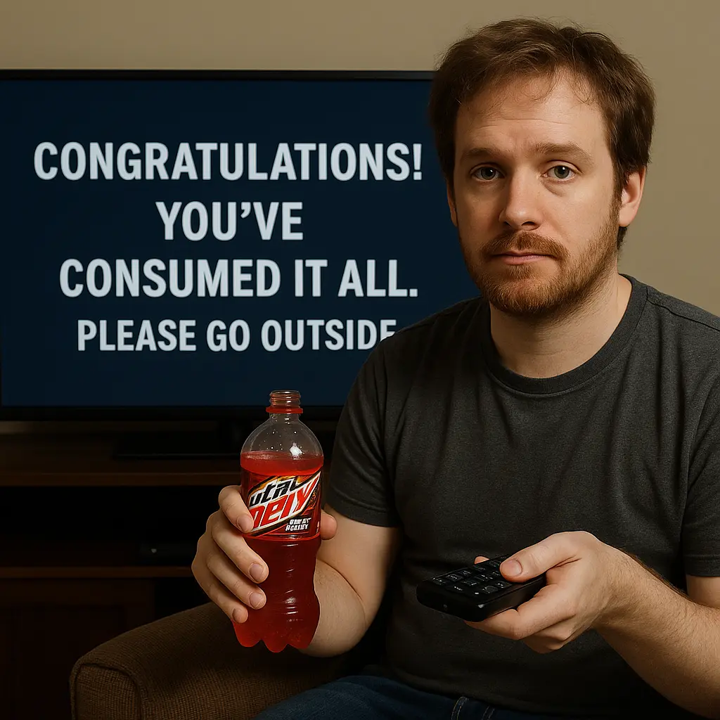 Area Man Proudly Becomes First Person To Finish Entire Streaming Service