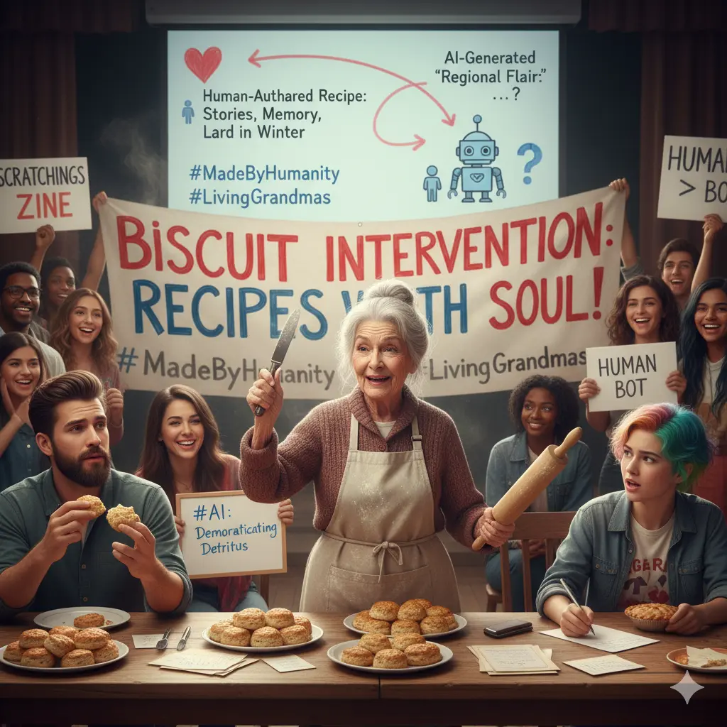 Local Grandma Declares War on AI Recipe Apps After Bot 'Steals' Her Biscuits