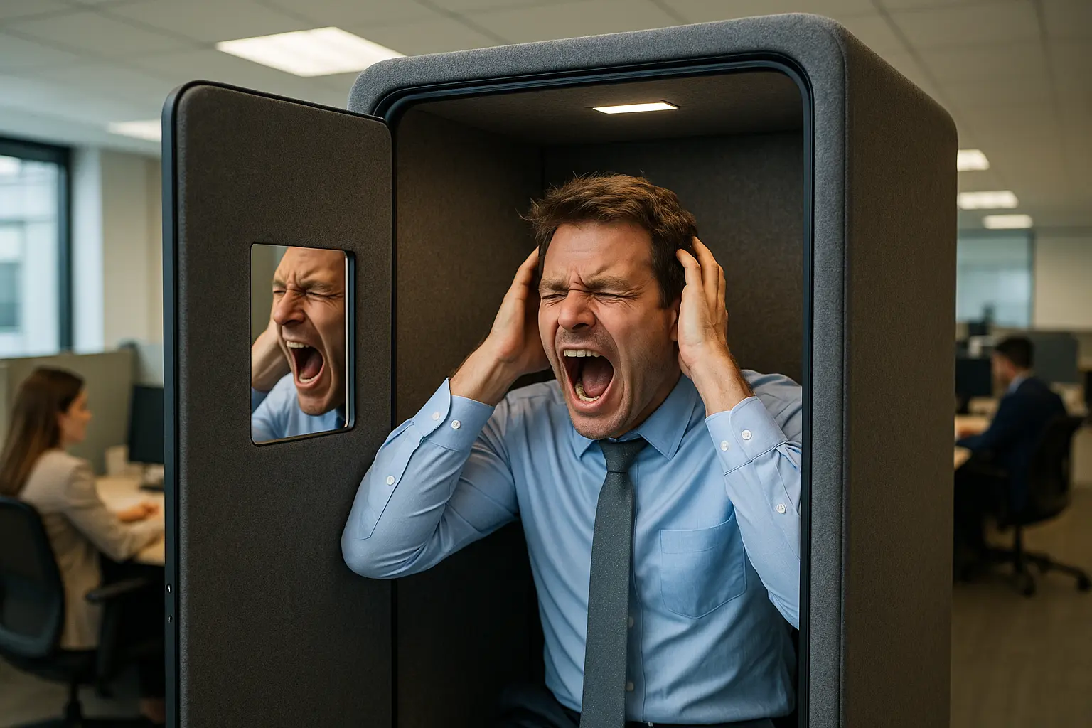 Nation’s Workplaces Begin Mandatory ‘Silent Screaming Breaks’ To Address Rising Stress Levels